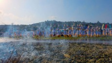 Suasana Magis Sebelum Pentas Disertai Asap dan Wangi Dupa